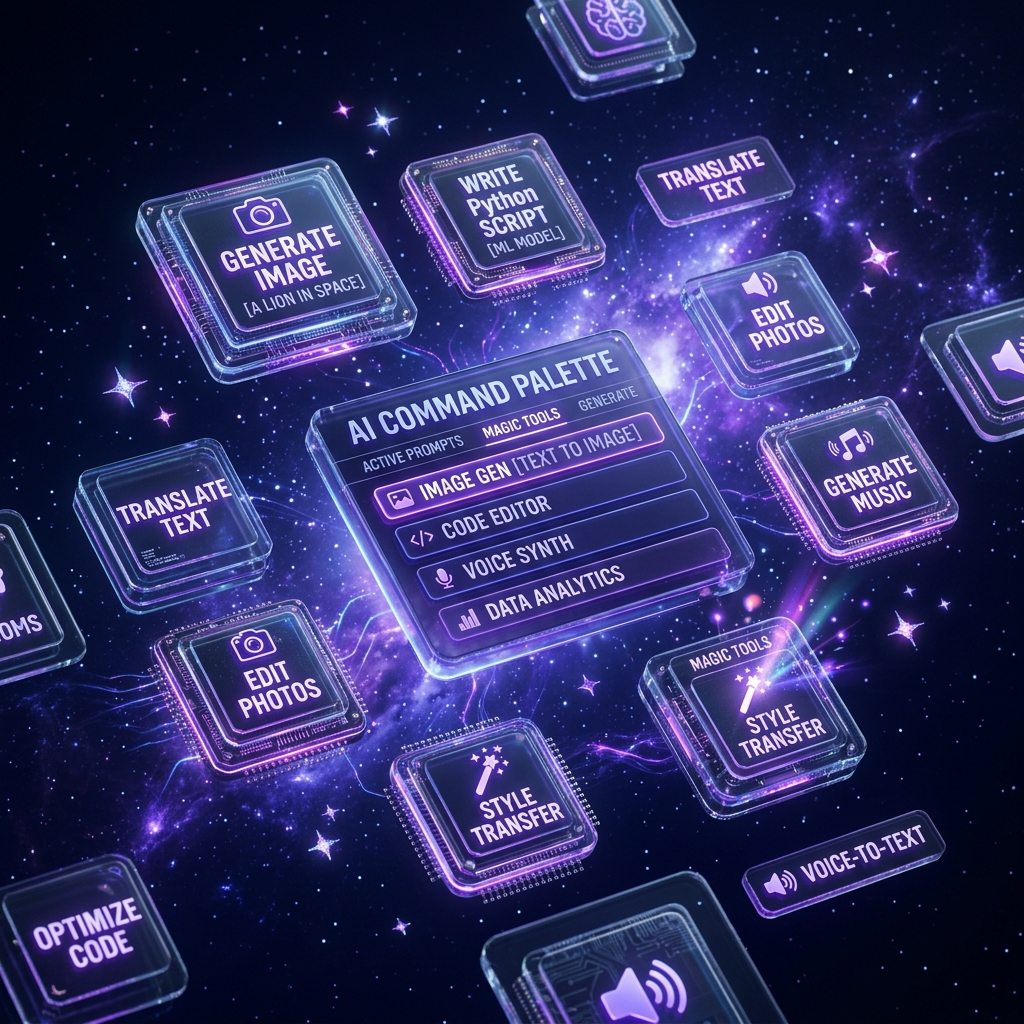 AI prompts & tools illustration